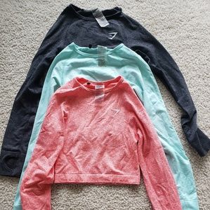 Gymshark seamless crop tops